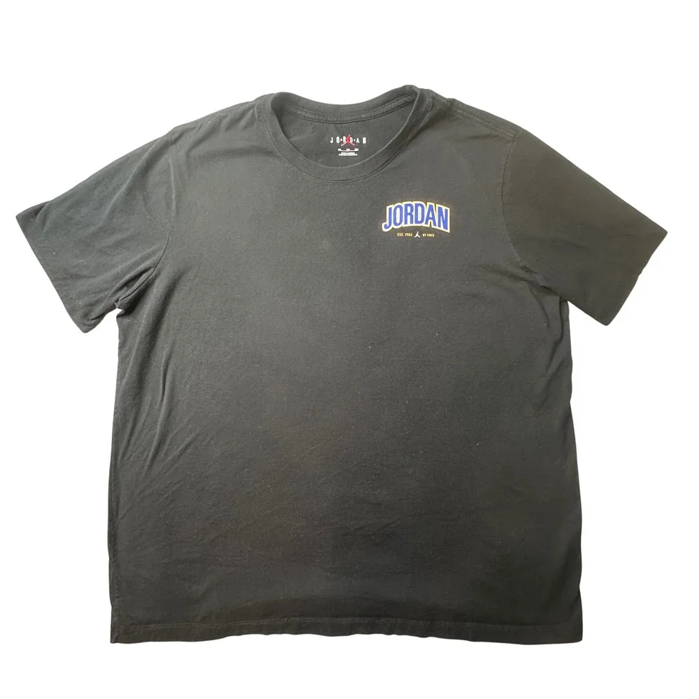 Jordan T-Shirt Mens 2XL Black Jumpman Est. 1985 Graphic Tee 363277-00A